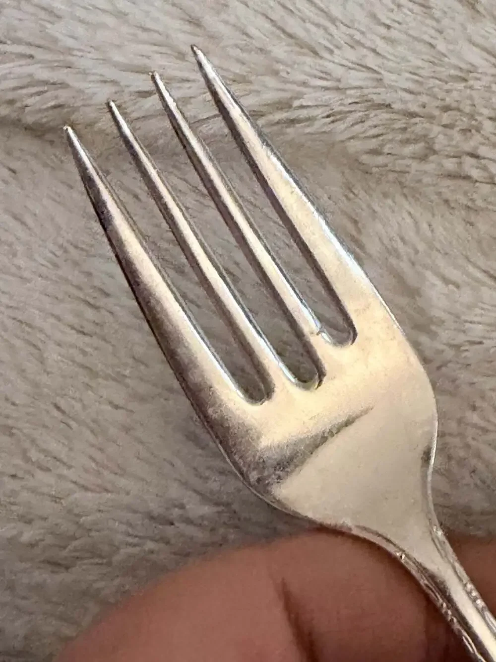 Vintage Holmes & Edwards Lovely Lady Pattern Silverplated Salad Fork